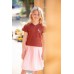 B.Nosy Girls satin plissé skirt Y112-5700